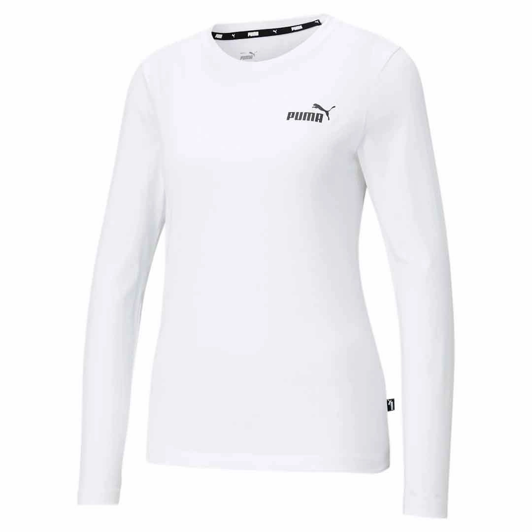 Full Length Zipper Puma - Women's Essentials Long Sleeve T-Shirt (586782 02)
