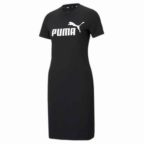 Bonded Zippers Comfortable Feel Puma - Women's Essentials Slim Tee Dress (848349 01)