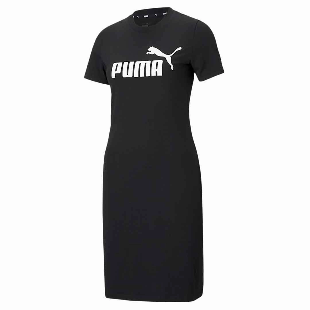 Bonded Zippers Comfortable Feel Puma - Women's Essentials Slim Tee Dress (848349 01)