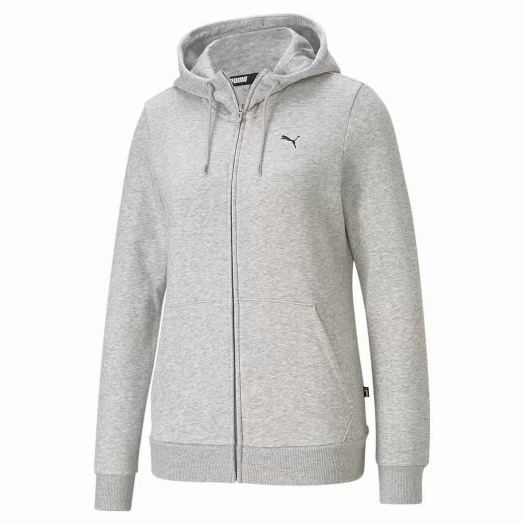 Puma - Women's Essentials Small Logo Full Zip Hoodie (586811 54) Weather Proof