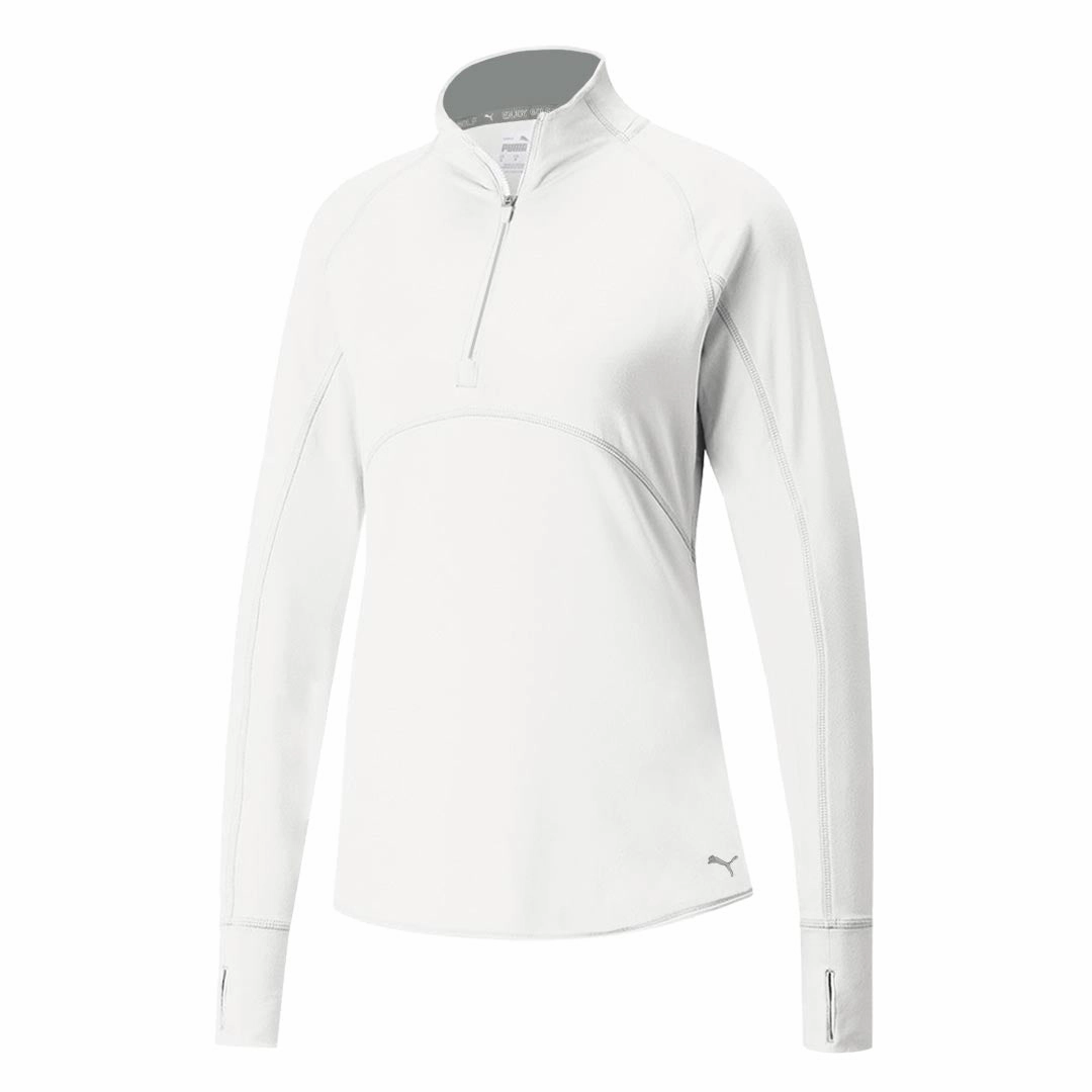 Puma - Women's Gamer Golf 1/4 Zip Sweatshirt (533007 01) Detachable Hood All Season