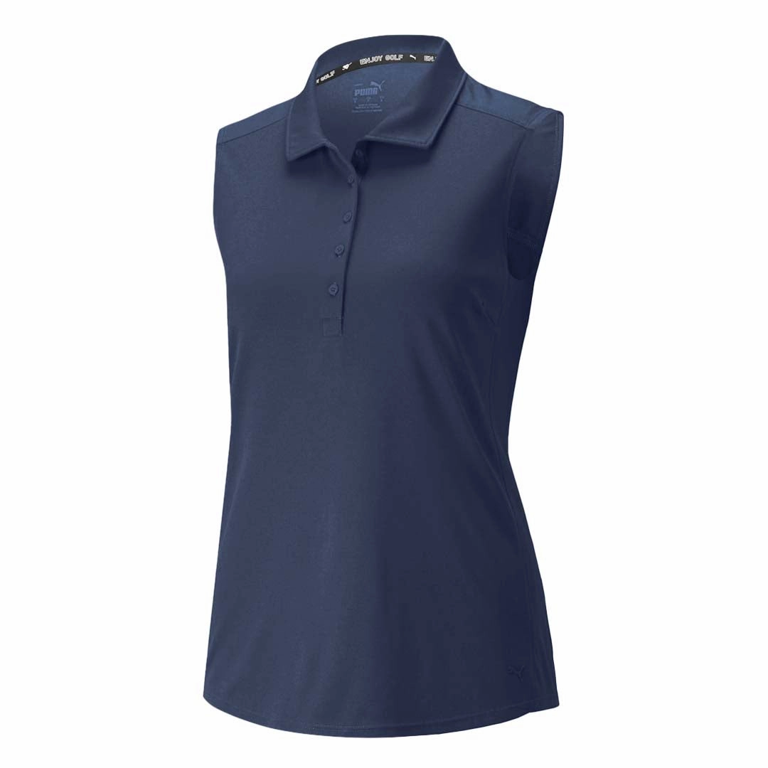 Puma - Women's Gamer Sleeveless Polo (532990 03) Taped Seams Warmth Without Bulk