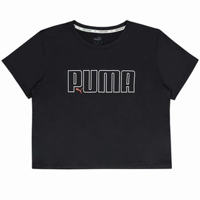 Puma - Women's Iconic Cropped Short Sleeve T-Shirt (522547 01) Odor Resistant Fabric