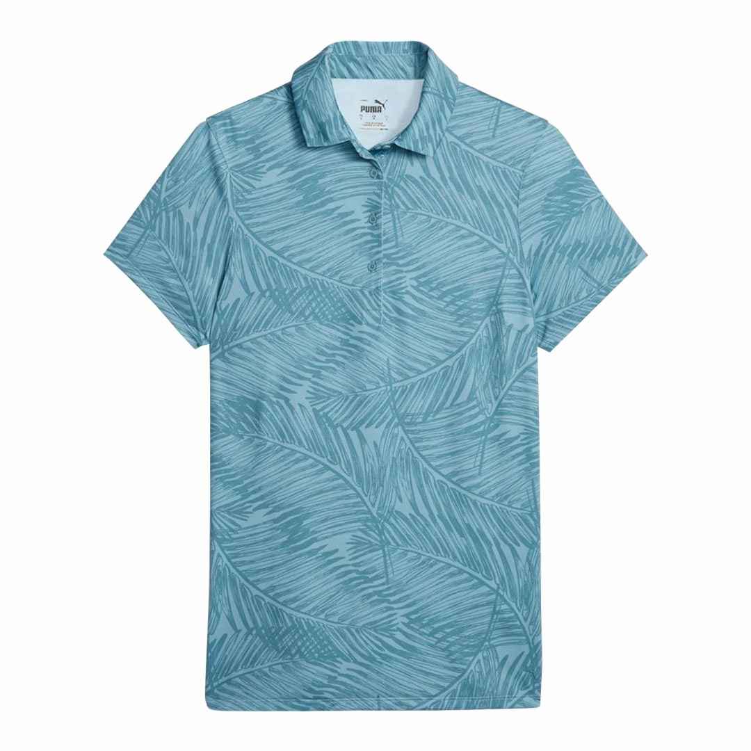 Puma - Women's MATTR Fern Short Sleeve Polo (621633 03) Sun Protection Fabric Effortless Travel Wear