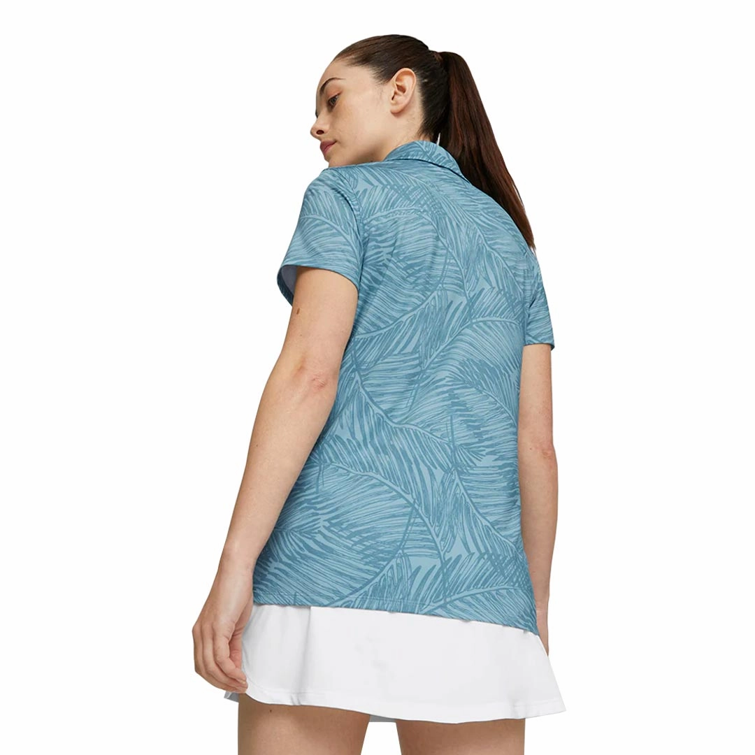 Puma - Women's MATTR Fern Short Sleeve Polo (621633 03) Stretch Comfort Fit Sun Protection Fabric