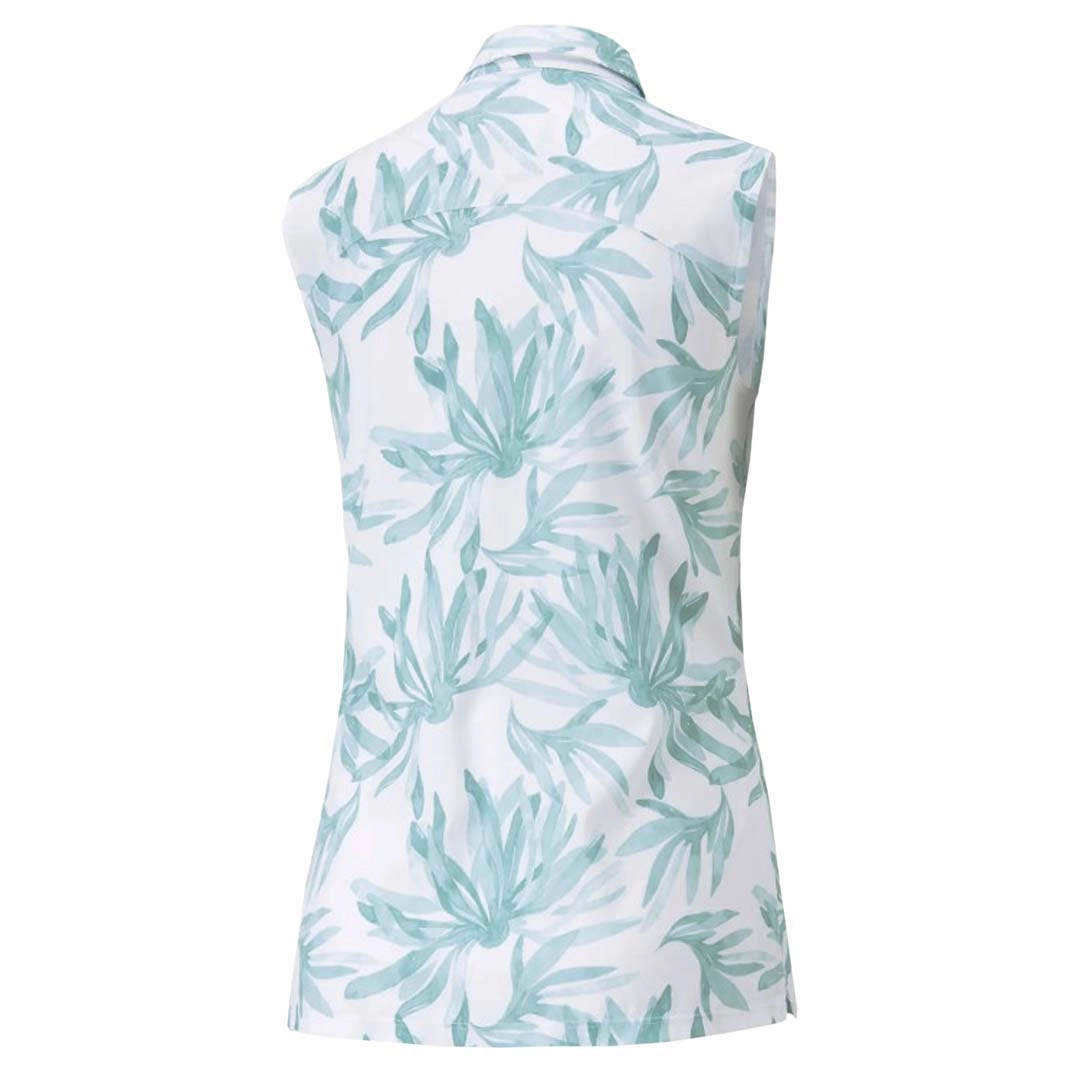 Puma - Women's MATTR Palm Sleeveless Polo (537500 03) All Weather Piece Double Layer Protection