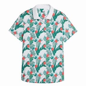 Puma - Women's MATTR Tropic Short Sleeve Golf Polo (623925 01) Abrasion Resistant Fabric Elastic Cuff Adjustment