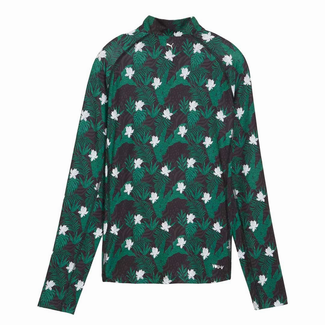 Hard Cover Puma - Women's You-V Tropic Golf Quarter Zip Sweater (623933 02)