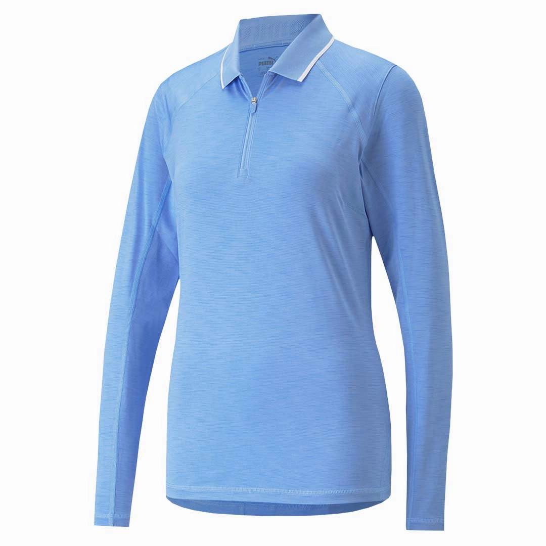 MoistureWickingTechnology Puma - Women's YouV Long Sleeve Polo (537499 05)