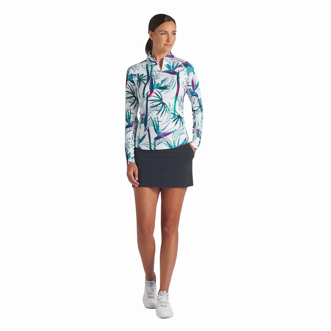 Windproof Construction Puma - Women's YouV Paradise 1/4 Zip Sweater (625903 01)