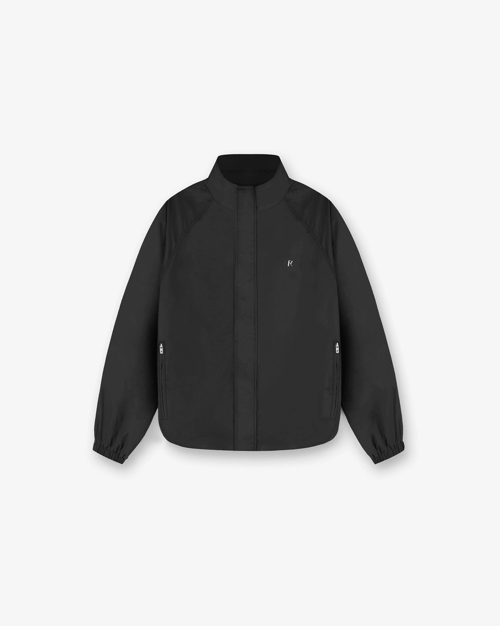 TearResistant Reinforcements Funnel Neck Jacket - Black