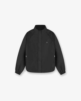 TearResistant Reinforcements Funnel Neck Jacket - Black