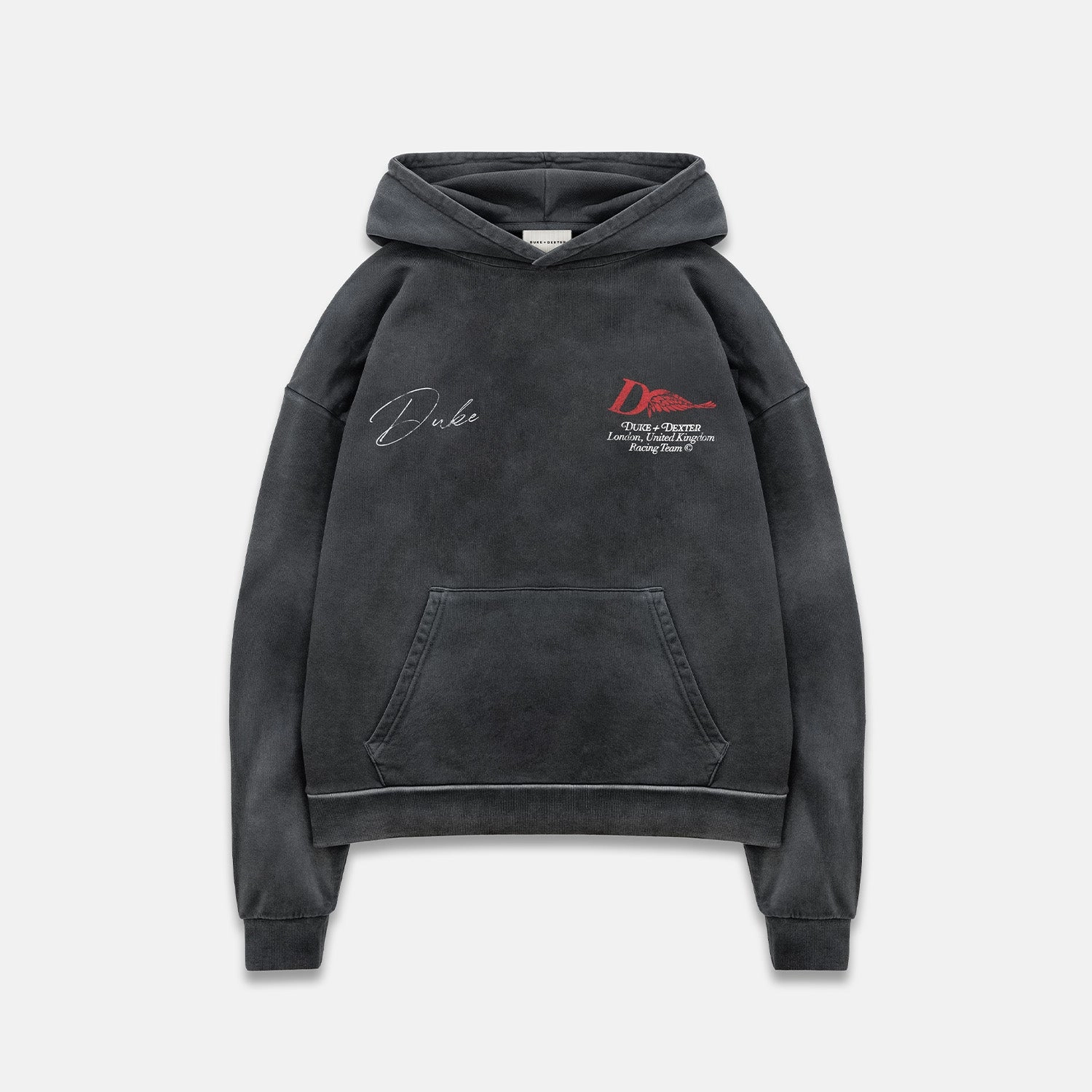 Sleek Comfort DR1 Helmet Washed Black Hoodie