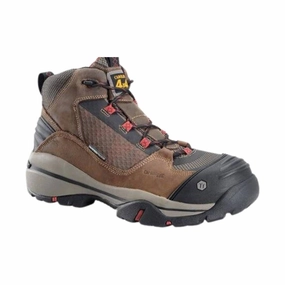 Trail Friendly Eco Material Cold Weather Commuter Carolina Men's 5 Inch Waterproof EXT Comp Toe Work Boot - Brown