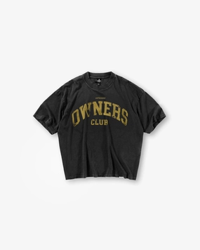 Represent Owners Club T-Shirt - Faded Black Simple Comfort Look Quick Layer