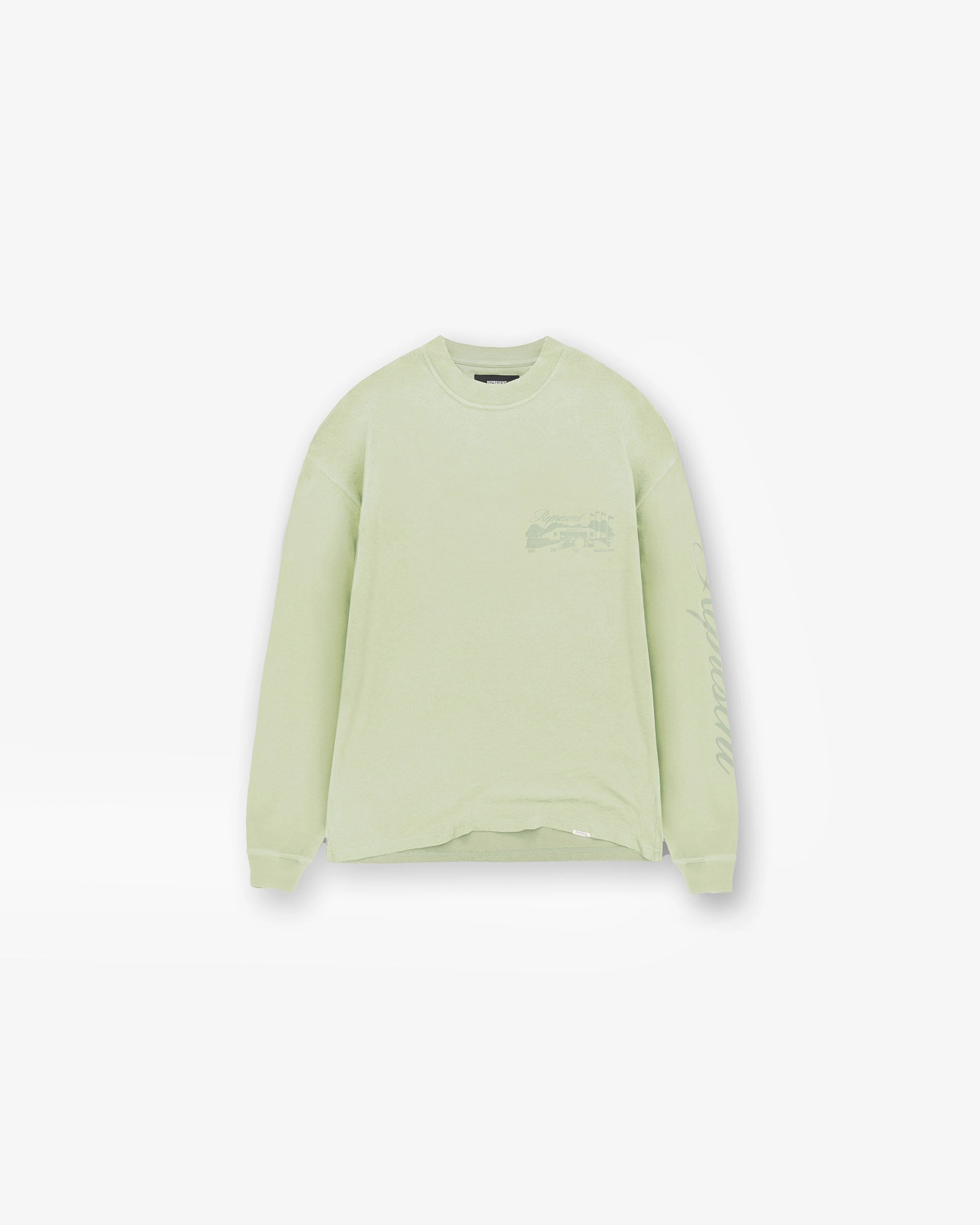 Raceway Long Sleeve T-Shirt - Matcha NonIronTechnology