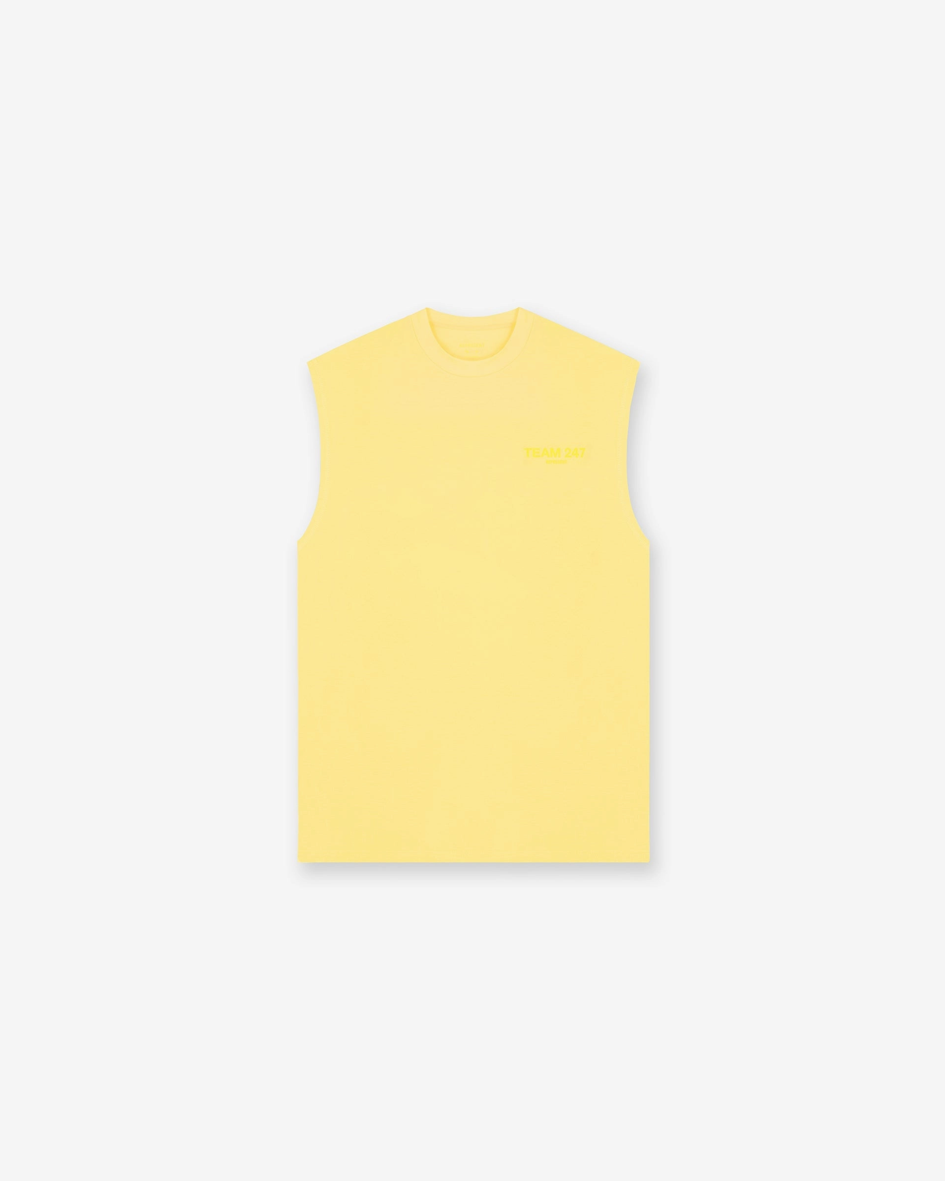 Team 247 Oversized Tank - Lemon Cozy Fit