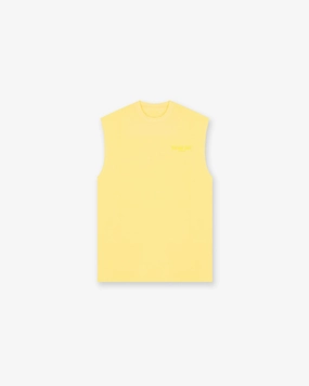 Team 247 Oversized Tank - Lemon Cozy Fit