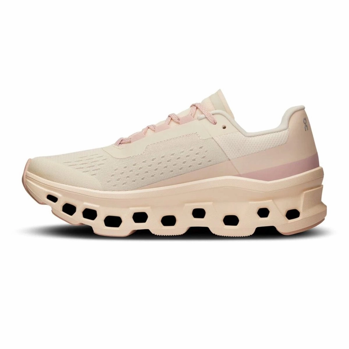 Flexible Build On Running Women's Cloudmonster Moon/Fawn