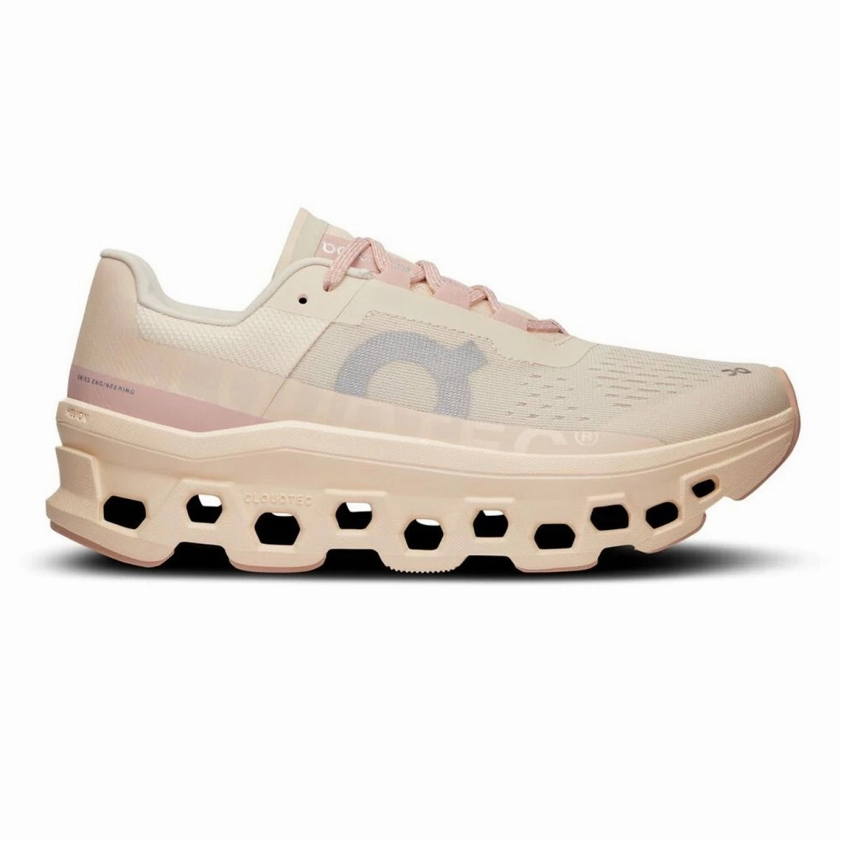 On Running Women's Cloudmonster Moon/Fawn Fast Fit