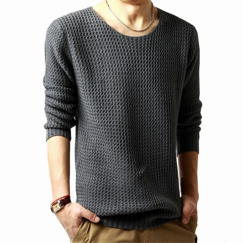 Odor Resistant Treatment Texture Focus West Louis? Hedging O-Neck Style Sweater
