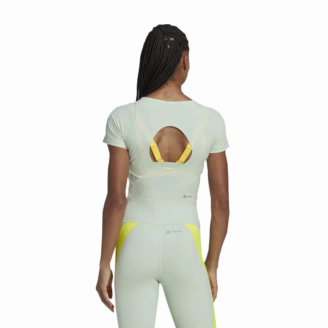 adidas - Women's HIIT 45s Crop T-Shirt (HM8097) ReinforcedSeams