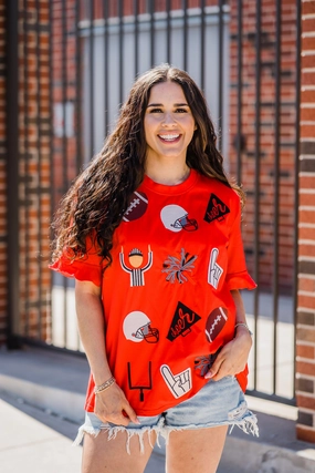 Quick-Dry Fabric Red Friday Night Lights Tee by Layerz