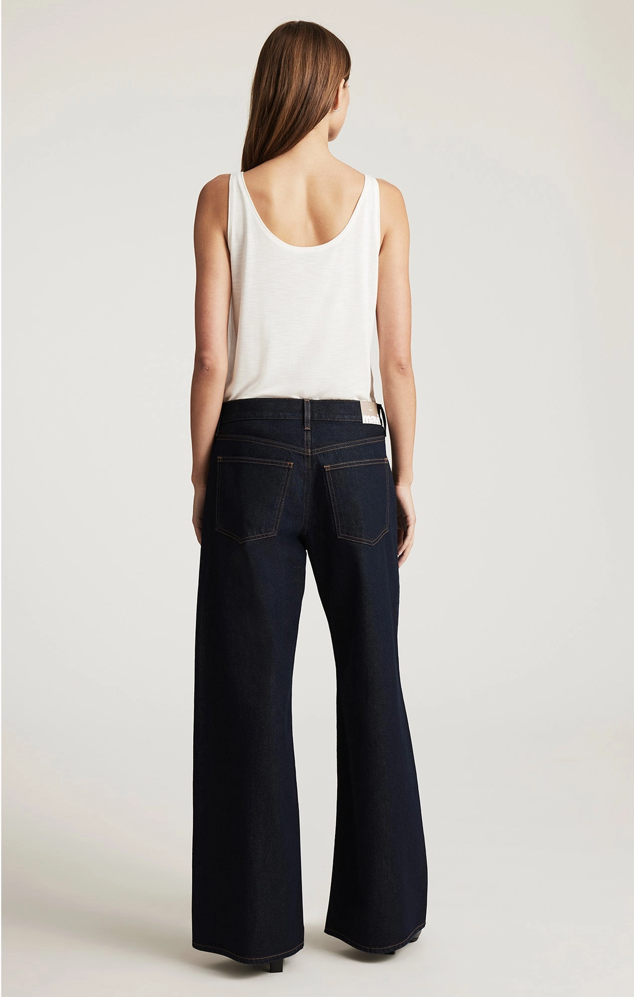 SANDY WIDE LEG IN RINSE CLASSIC DENIM Bold Casual Friday Fashion Forward