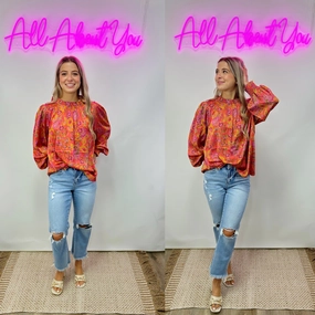 ConvertibleCollar Soft Brushed Lining Meant For Me Top *More Colors*