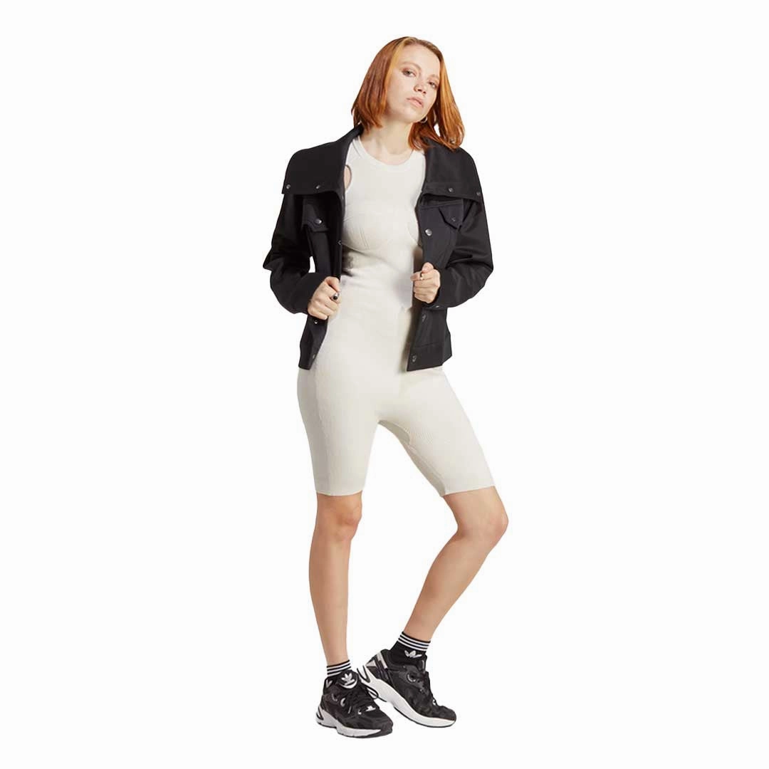 Checkered Style Sleek Comfort adidas - Women's Blue Version Club Track Top (IB5796)