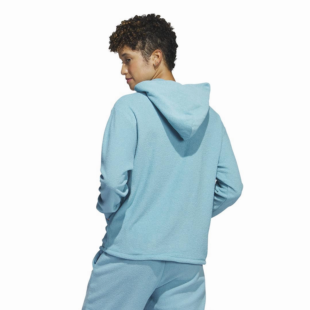 Odor control Frictionless Inner Layer adidas - Women's Select Crop Hoodie (HZ9913)