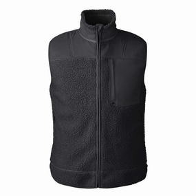 Spyder - Unisex Venture Sherpa Vest (S17965 BK) Double layer fabric