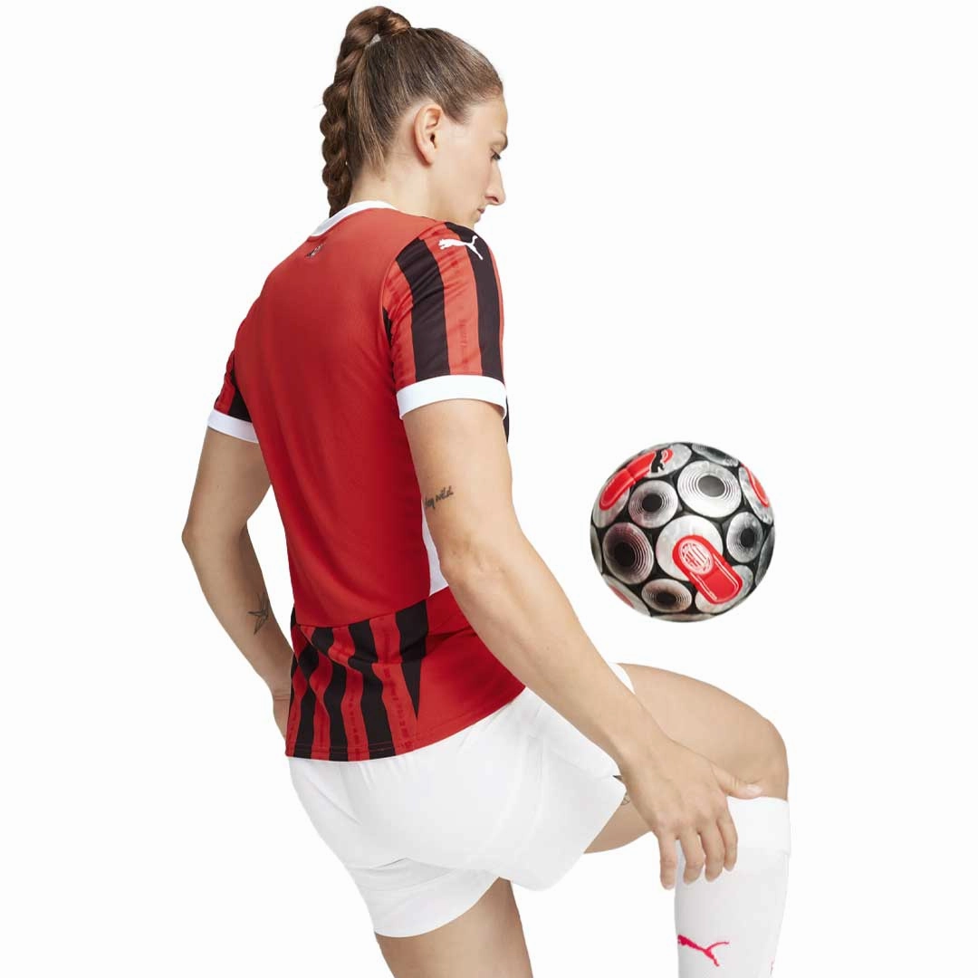 Puma - Women's AC Milan 24/25 Replica Home Jersey (774980 01) Advanced Insulation