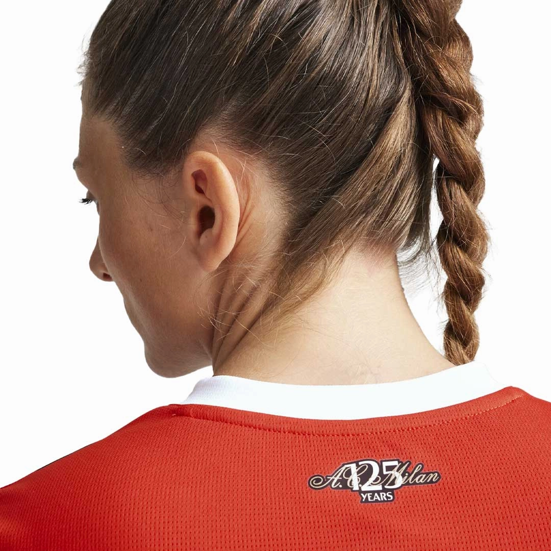 Puma - Women's AC Milan 24/25 Replica Home Jersey (774980 01) Taped Seams Effortless Layer