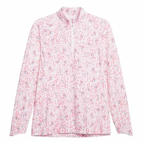 Puma - Women's You-V Mariposa Quarter-Zip Golf Sweater (622792 01) Long Sleeve