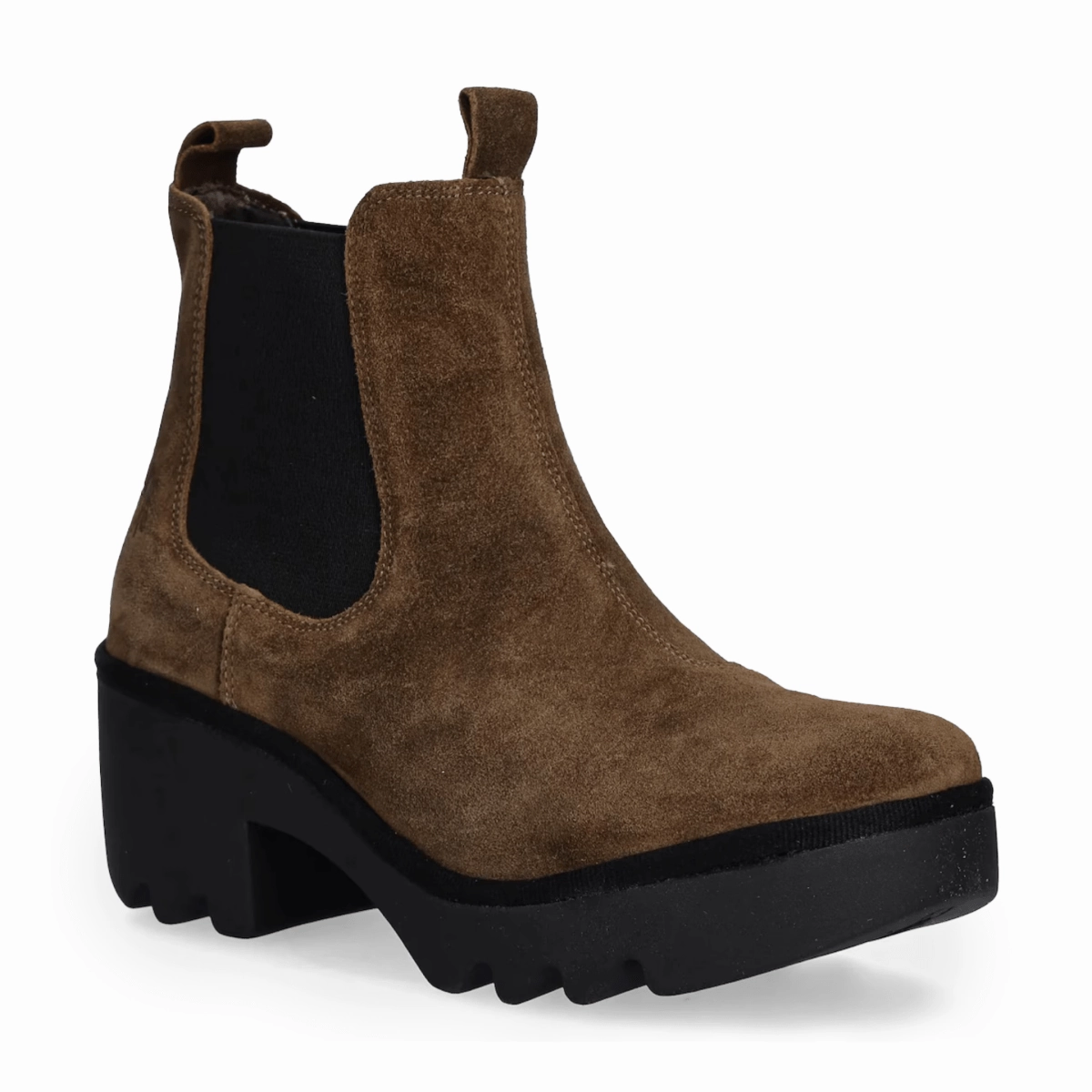 Slip Resistant Night Travel All Weather Outdoor Explorer Fly London Women's TRIG514FLY Elephant Oil Suede