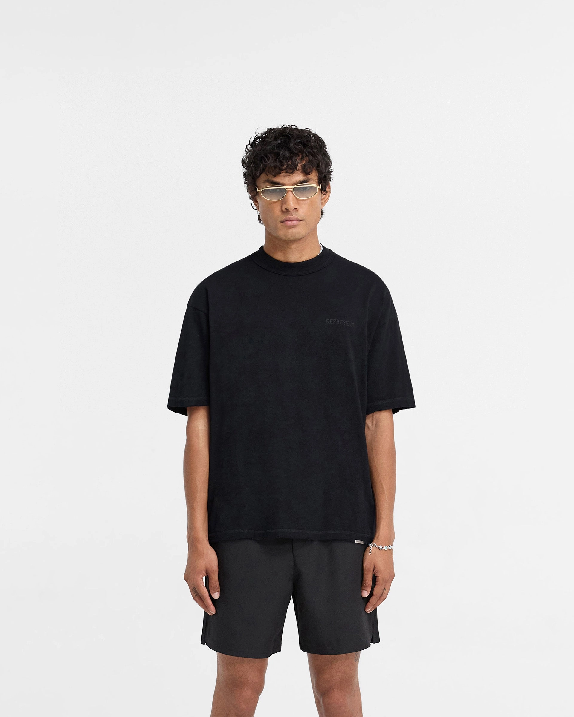 Slub T-Shirt - Jet Black Water Based Ink