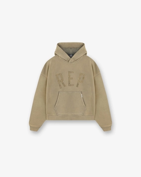 Rep Applique Hoodie - Fawn Breathable layers