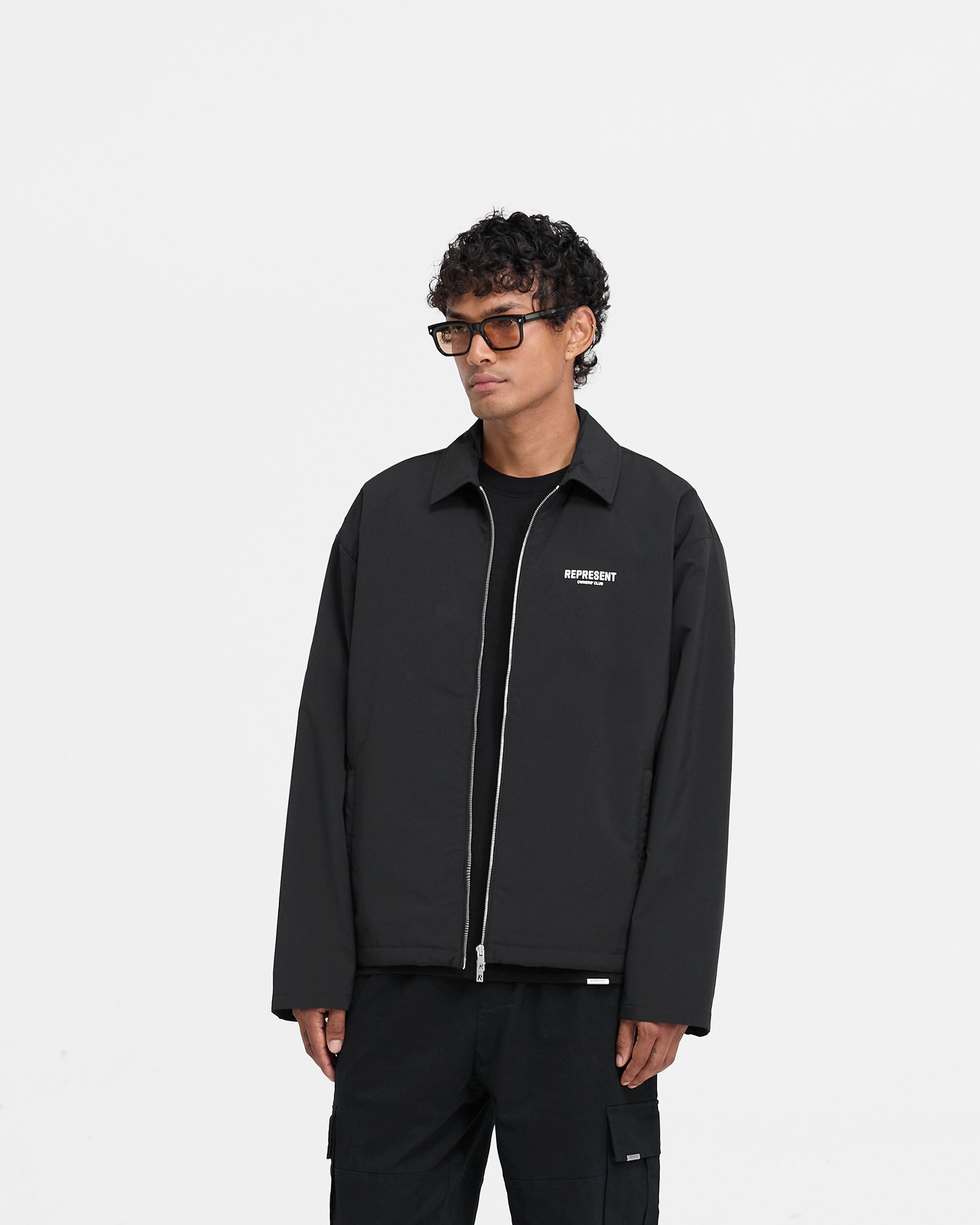 LightPadding Represent Owners Club Coach Jacket - Black