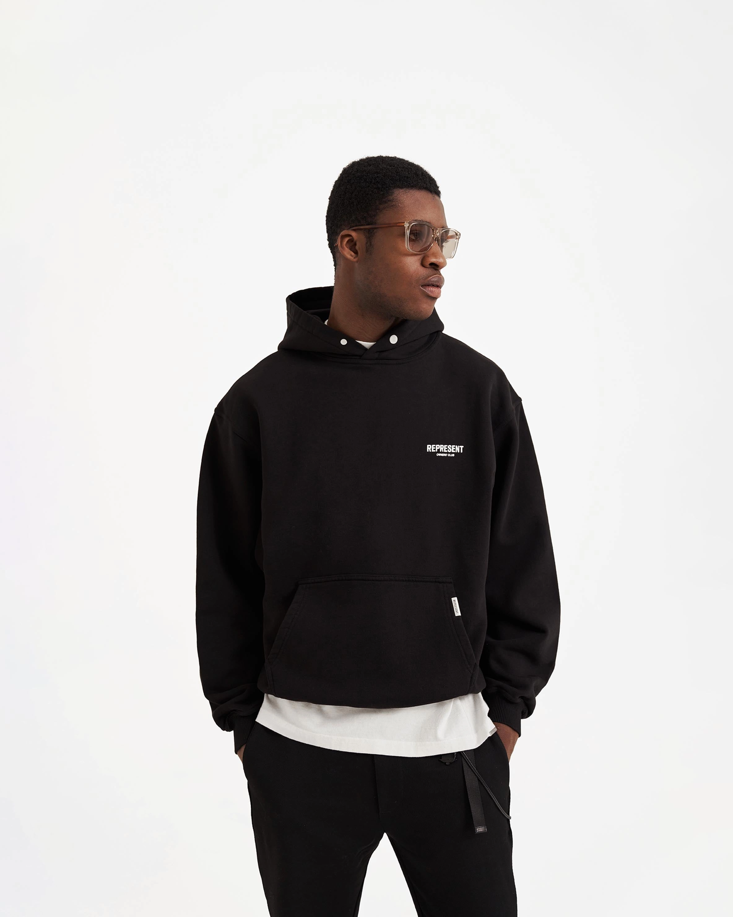Represent Owners Club Hoodie - Black Wombat like All Season Versatility