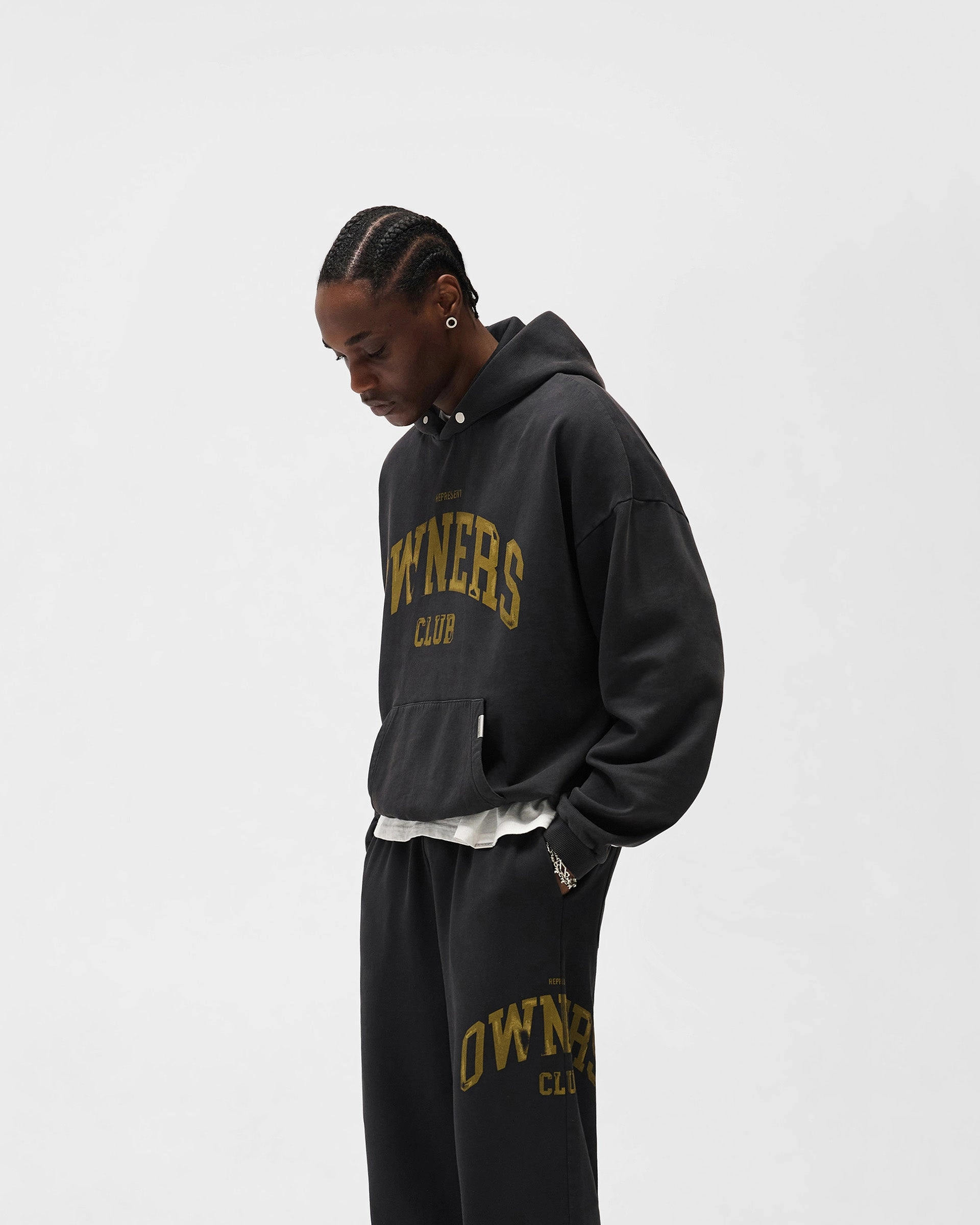 Beach Vacation Cozy Design Represent Owners Club Hoodie - Faded Black