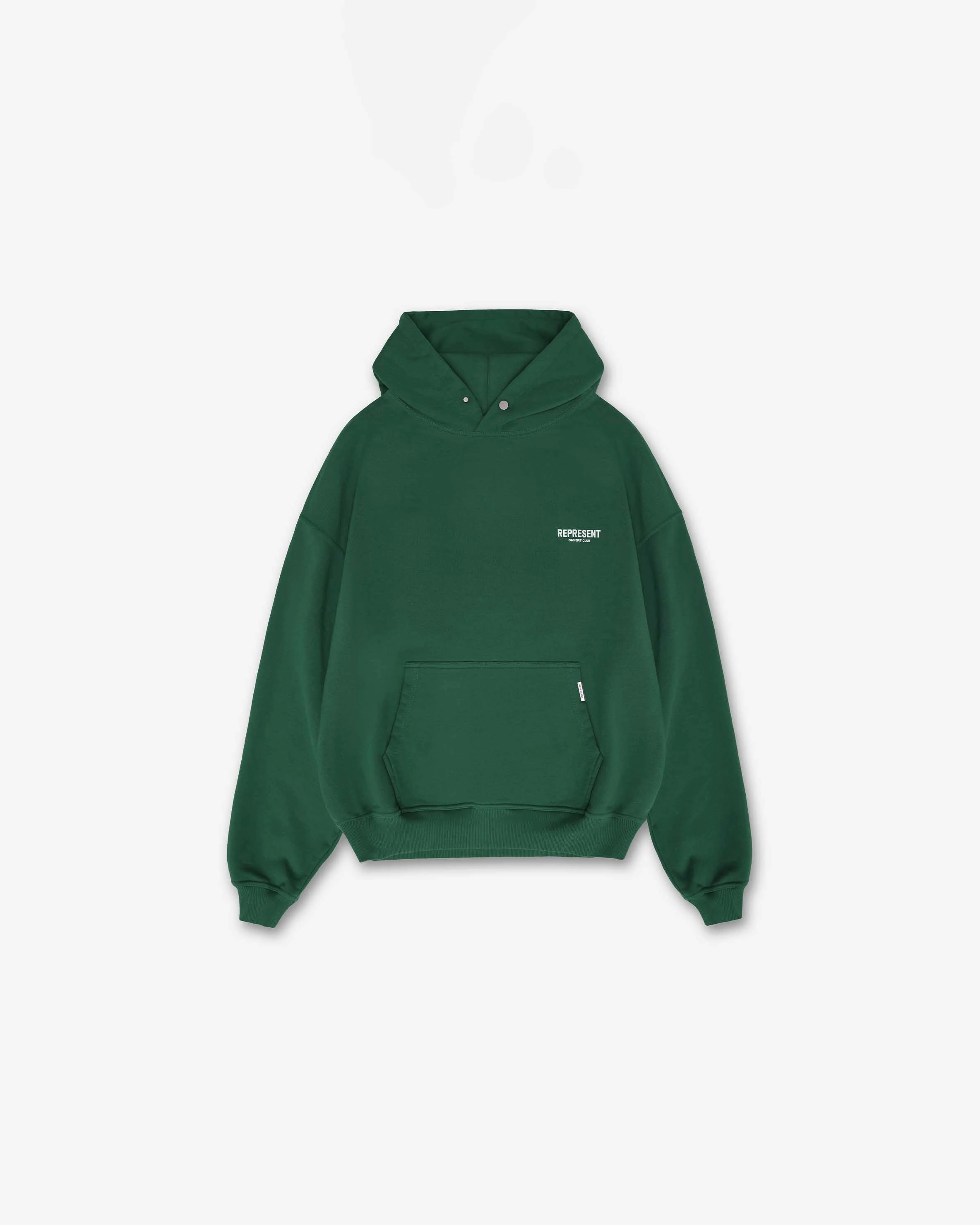 Warm Feel Represent Owners Club Hoodie - Racing Green