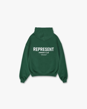 Represent Owners Club Hoodie - Racing Green Goat like