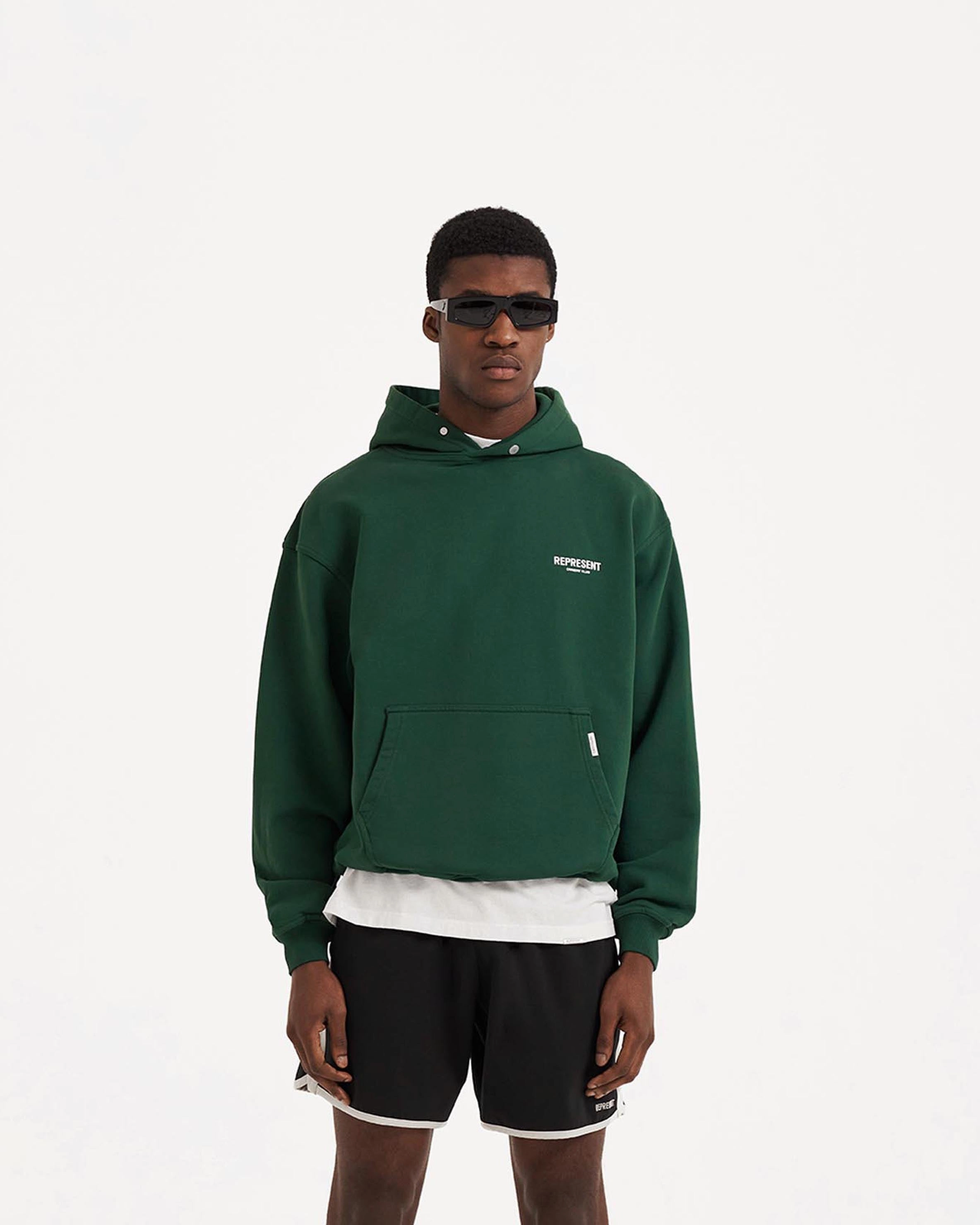 sporty wear Activewear Represent Owners Club Hoodie - Racing Green