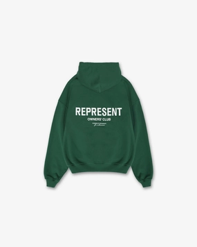 Represent Owners Club Hoodie - Racing Green Organic Fibers