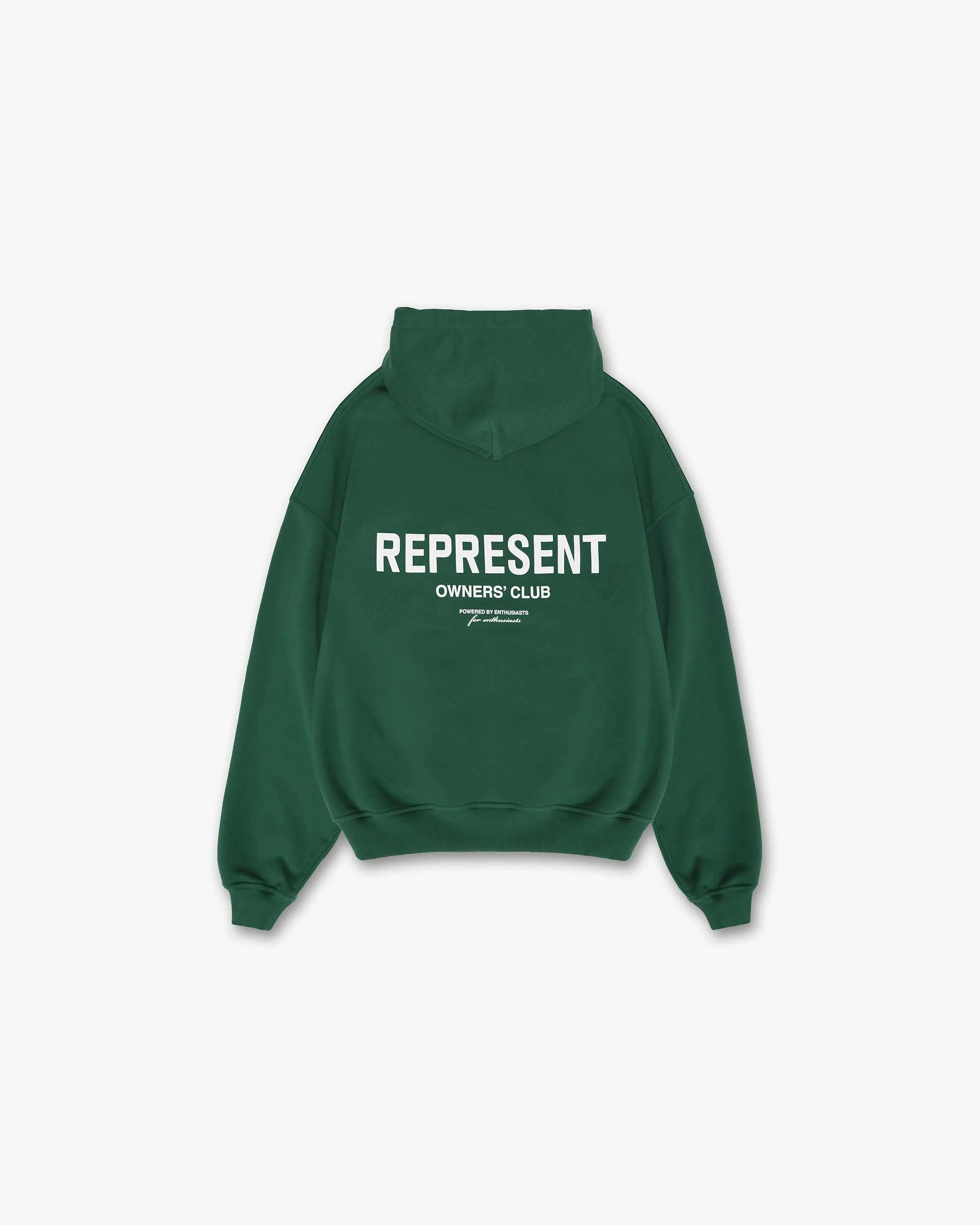 Represent Owners Club Hoodie - Racing Green Organic Fibers
