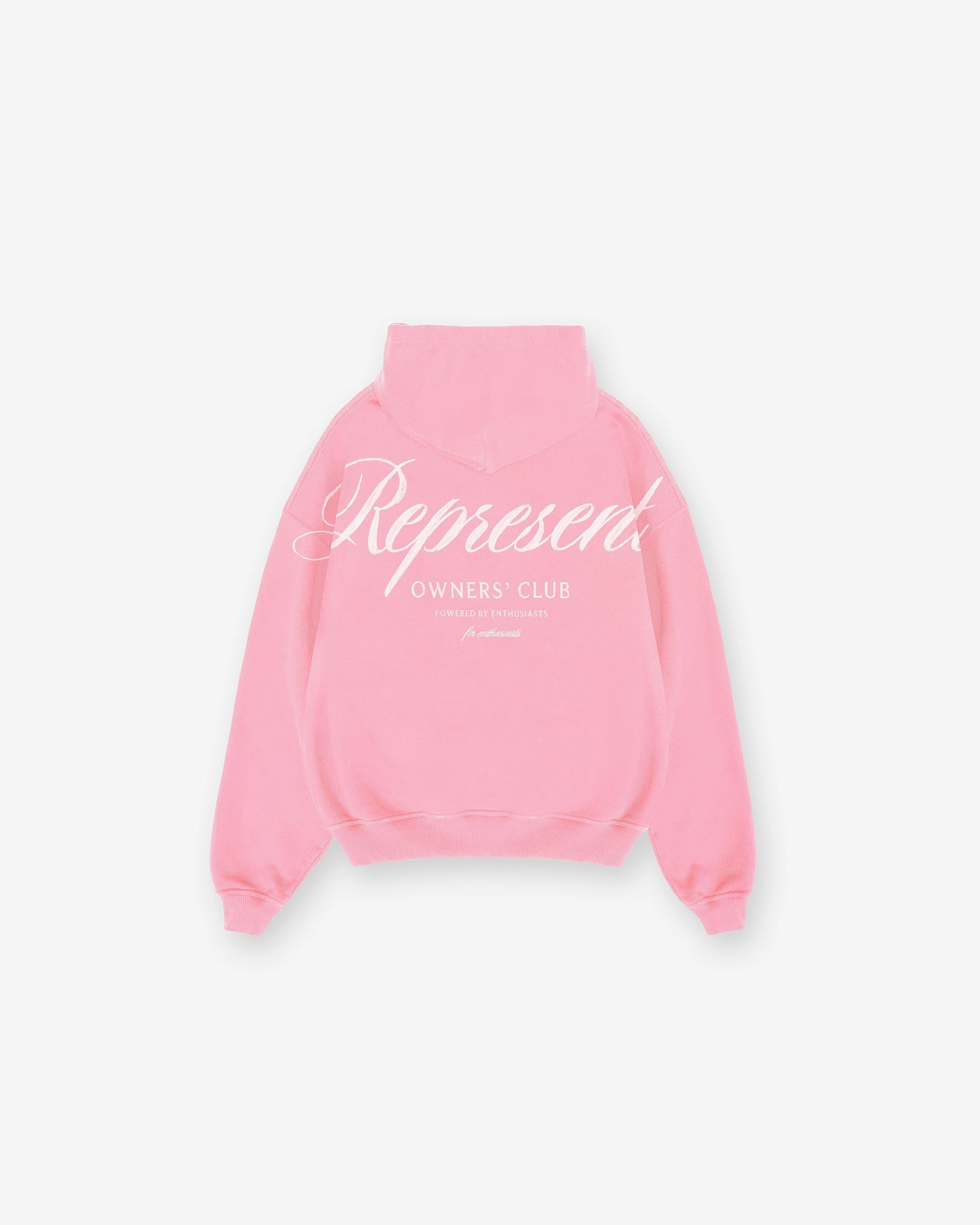 Simple Look Represent Owners Club Script Hoodie - Pink