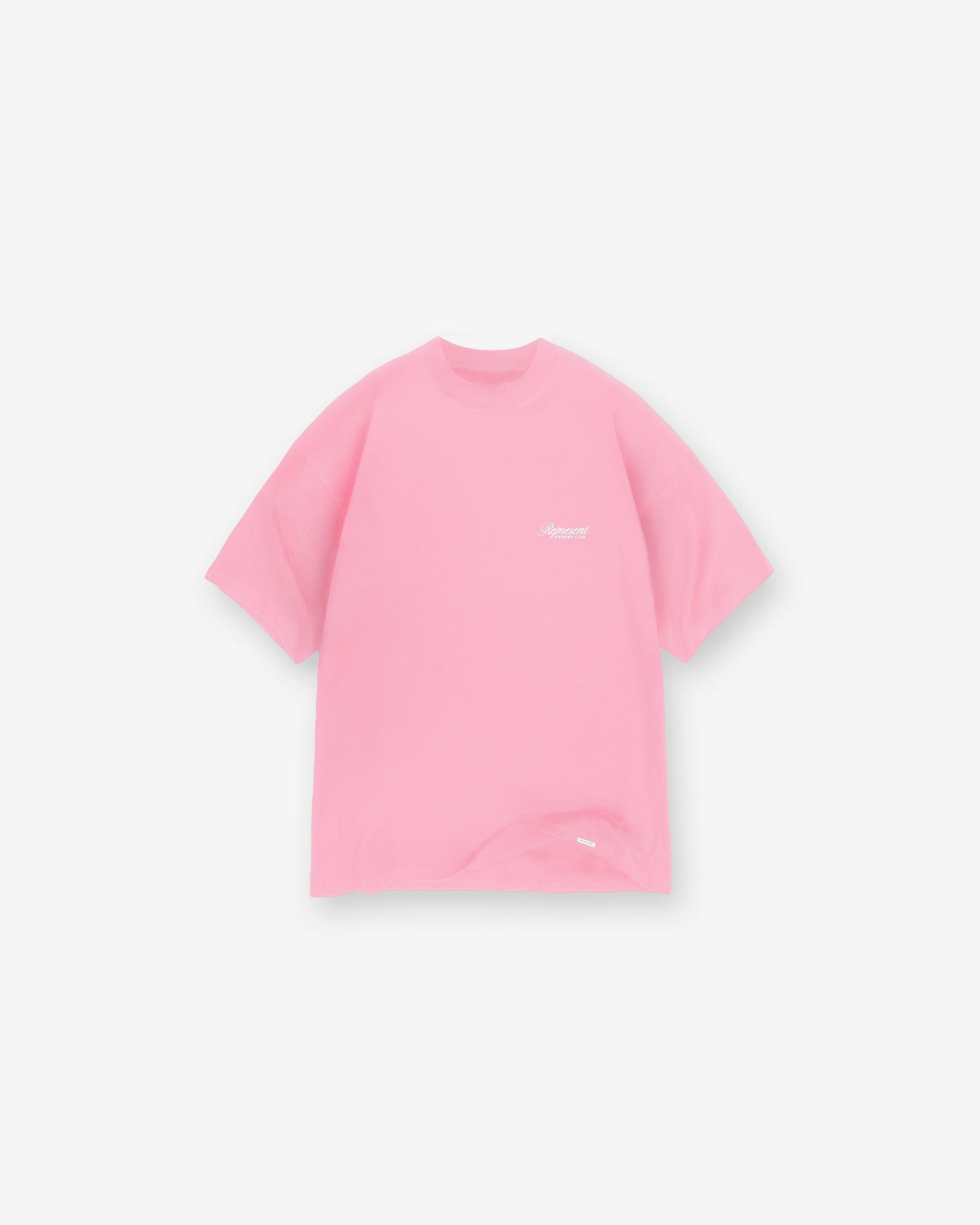 Cozy Fit Design Represent Owners Club Script T-Shirt - Pink