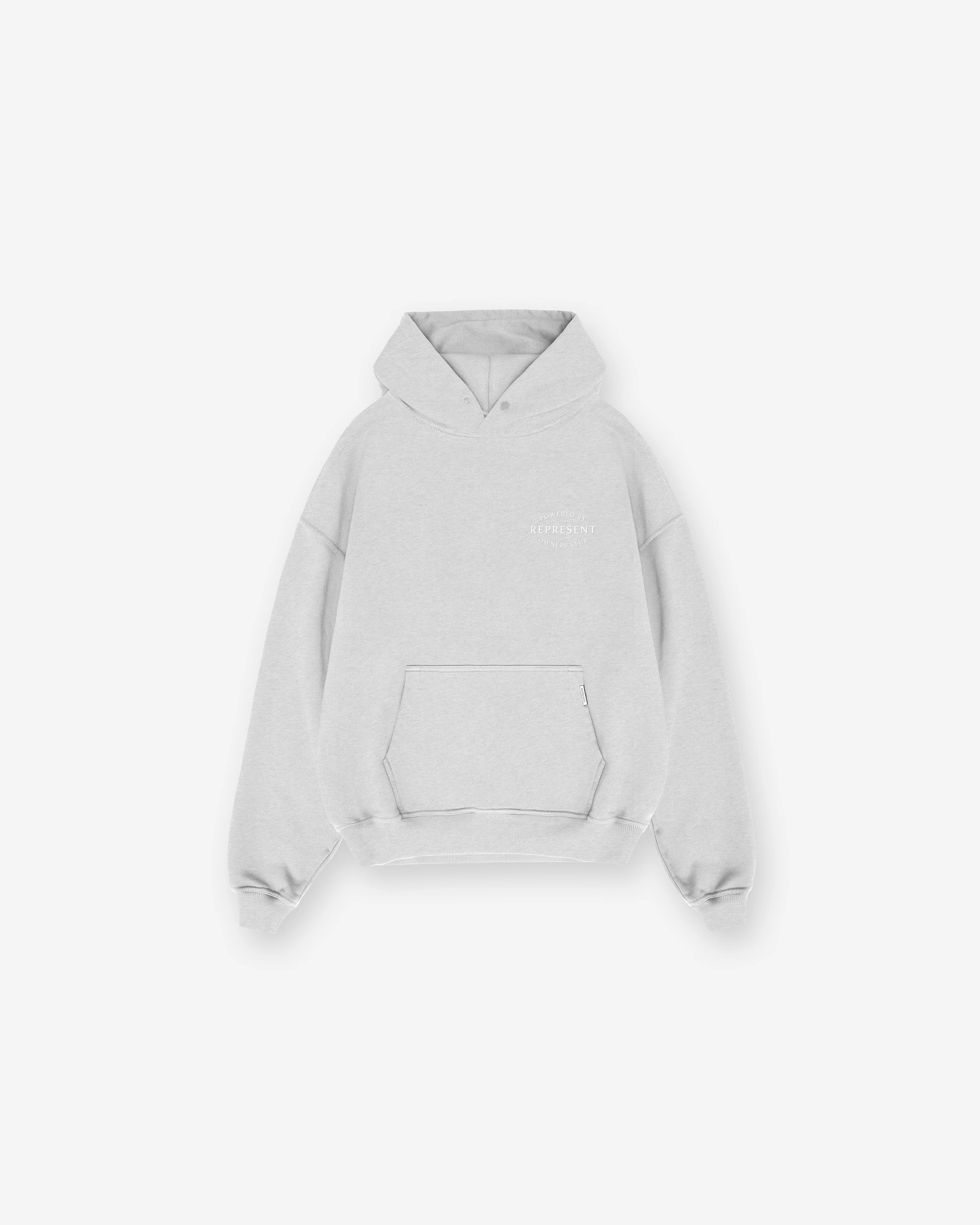 Thermal Lining Easter outfit Represent Owners Club Stamp Hoodie - Ash Grey