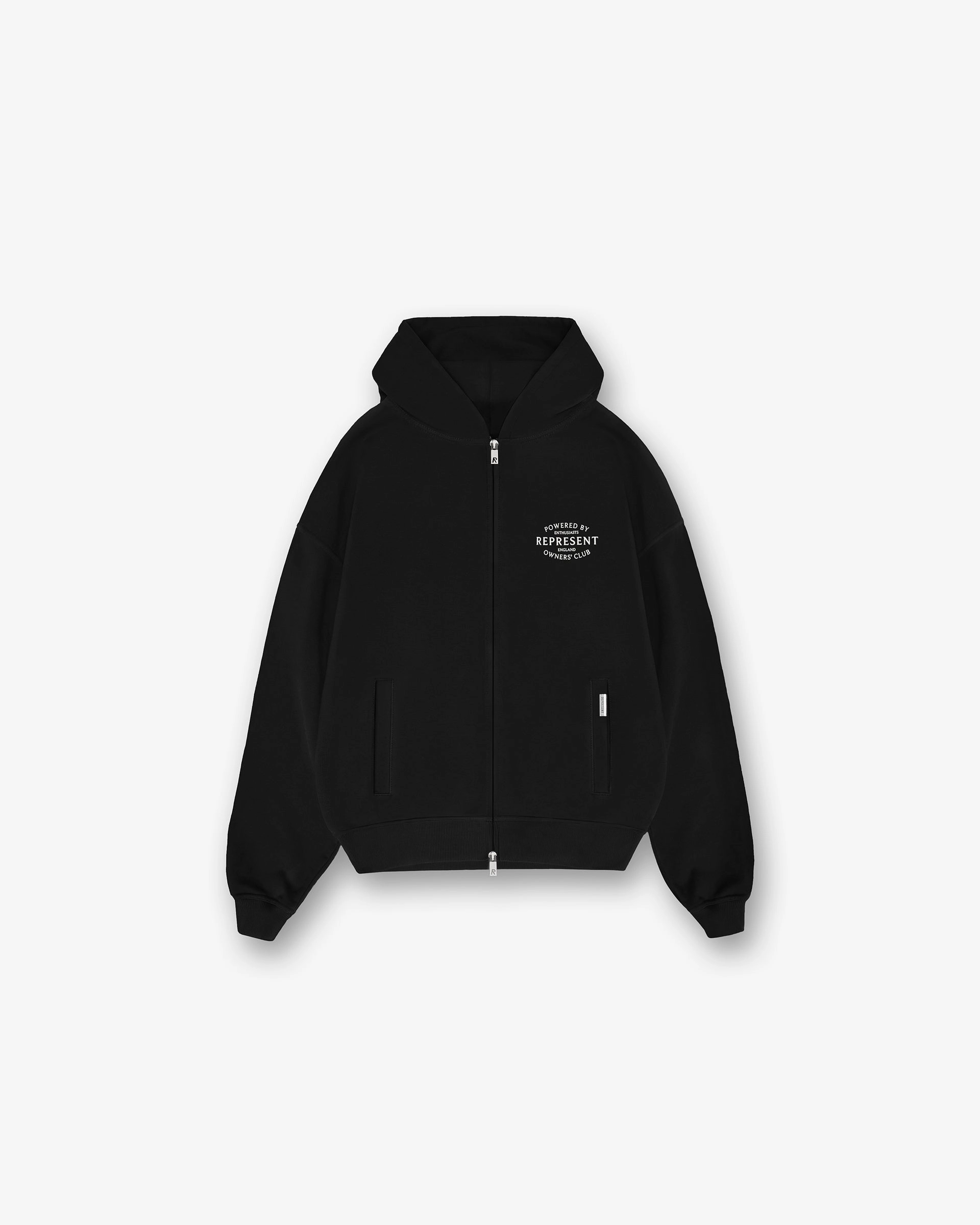 Motion Ready Represent Owners Club Stamp Zip Up Hoodie - Jet Black